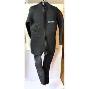 Vintage SeaQuest 2-Piece 7 mm Wetsuit Exposure Men's Large Farmer John
